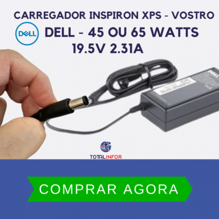 Carregador Dell - 65 Watt | Dell Brasil