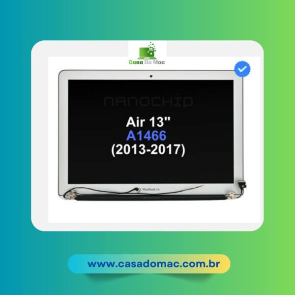 Tela para macbook air 13 2013 ao 2017 a1466 casadomac. Com. Br