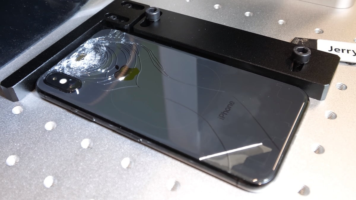 vidro traseiro do iphone