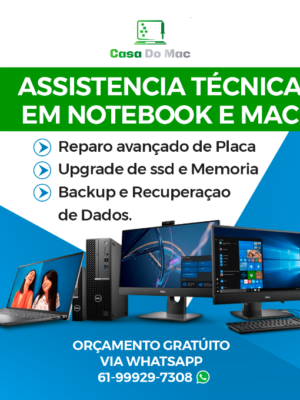 Serviços de reparo de Notebook, Mac, PC, All in One fora de Garantia