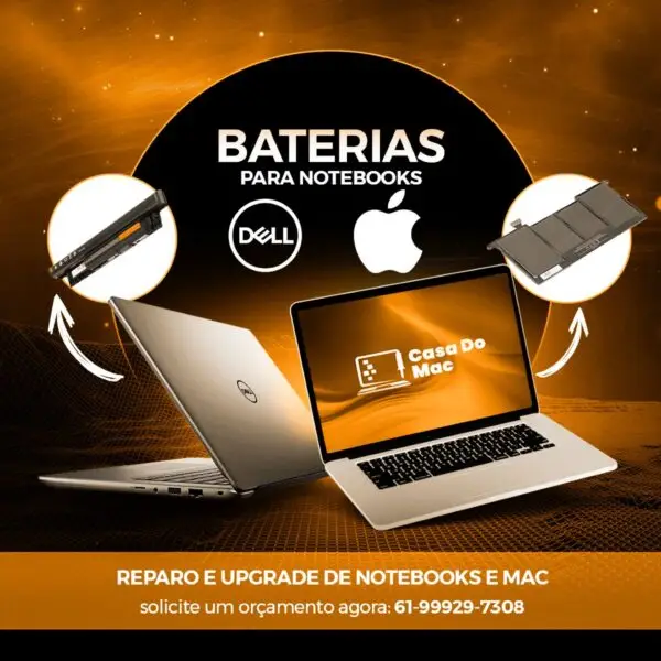 Bateria original compativel para macbook pro 13 retina